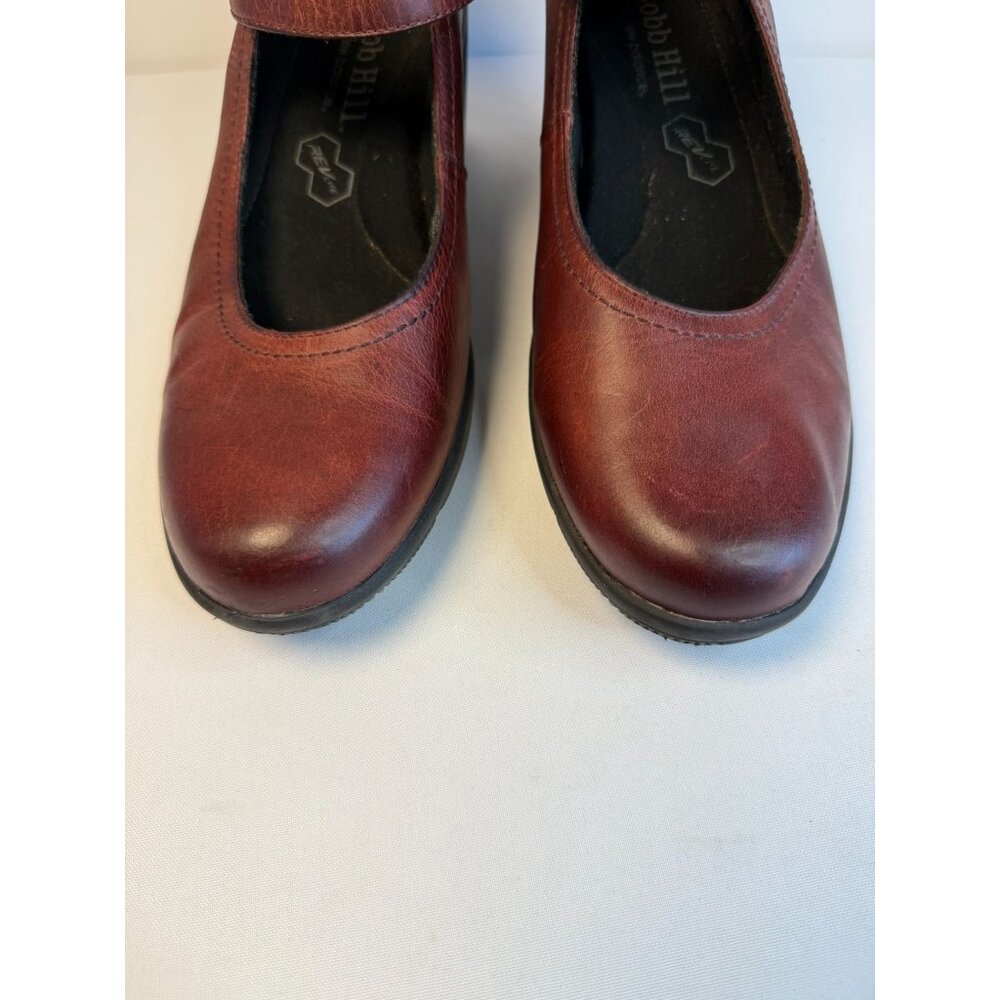 Cobb Hill Revhalo Women's Mary Jane Wedge Heel Size 9M Burgundy Cushion Shoes - Picture 5 of 12